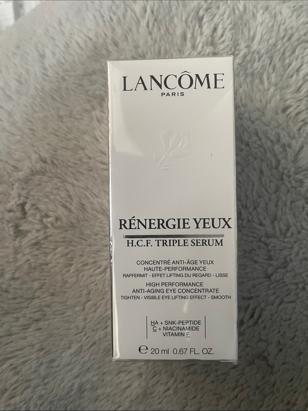 Lancôme Rénergie Yeux H.C.F. Triple Serum Eye Concentrate — White
